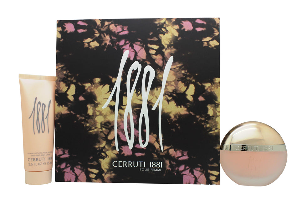 Cerruti 1881 Pour Femme Presentset 50ml EDT + 75ml Body Lotion Cerruti