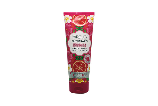 Yardley Flowerazzi Magnolia & Pink Orchid Body Scrub 200ml Yardley