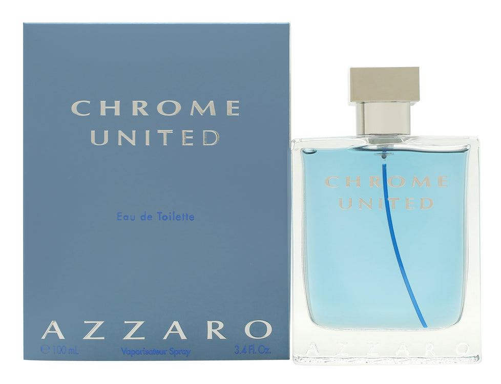 Azzaro Chrome United Eau de Toilette 100ml Spray Azzaro