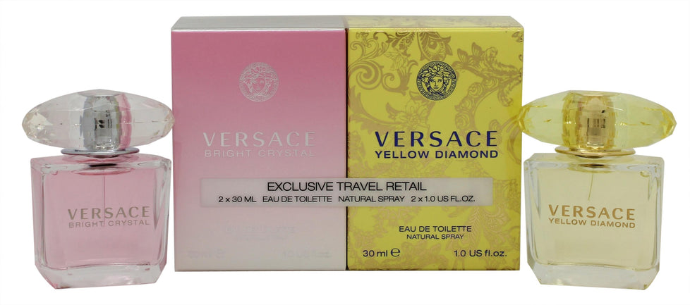 Versace Presentset 30ml Yellow Diamond EDT + 30ml Bright Crystal EDT Versace