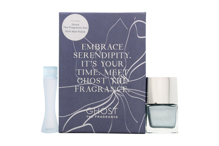 Ghost Original Presentset 5ml EDT + 10ml Ghost Metallic Blue Nagellack Ghost