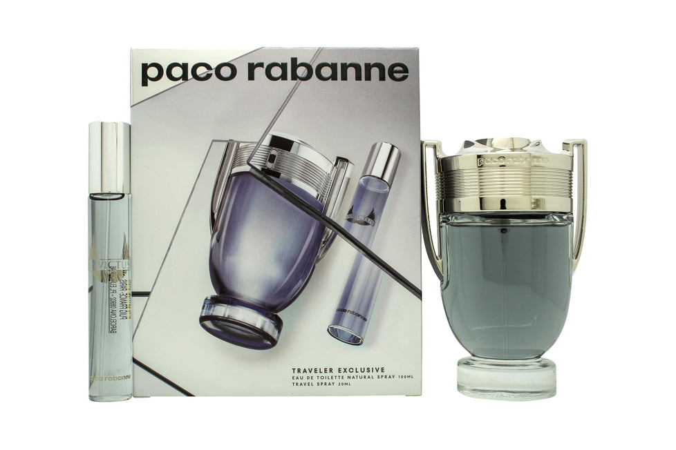 Paco Rabanne Invictus Gift Set 100ml EDT + 20ml EDT Paco Rabanne