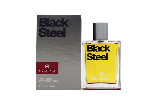 Swiss Army Black Steel Eau de Toilette 100ml Sprej Swiss Army