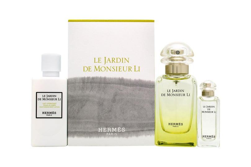 Hermès Le Jardin de Monsieur Li Gift Set 50ml EDT + 7.5ml EDT Mini + 40ml Body Lotion Hermès