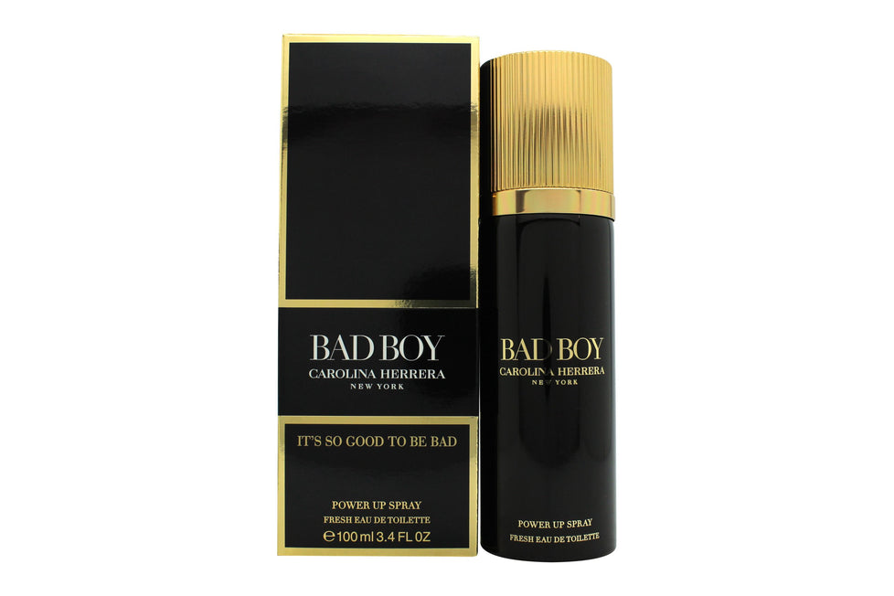 Carolina Herrera Bad Boy Power Up Spray Fresh Eau de Toilette 100ml Spray Carolina Herrera