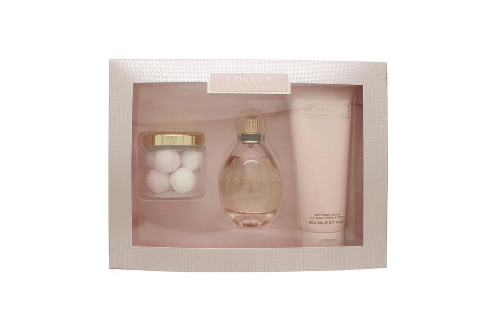 Sarah Jessica Parker Lovely Gift Set 100ml EDP + 200ml Body Lotion + 100g Bath Pearls Sarah Jessica Parker