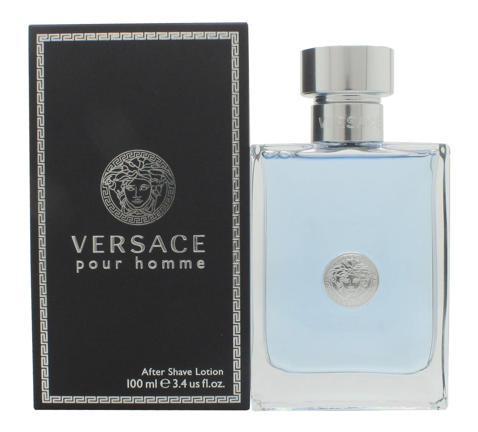 Versace New Homme Aftershave Lotion (Splash) 100ml Versace