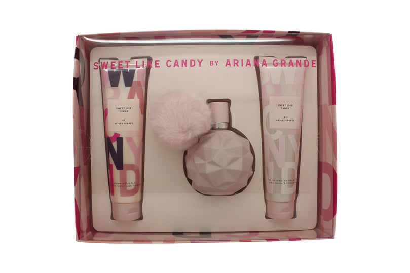 Ariana Grande Sweet Like Candy Presentset 100ml EDP + 100ml Shower Gel + 100ml Body Lotion Ariana Grande