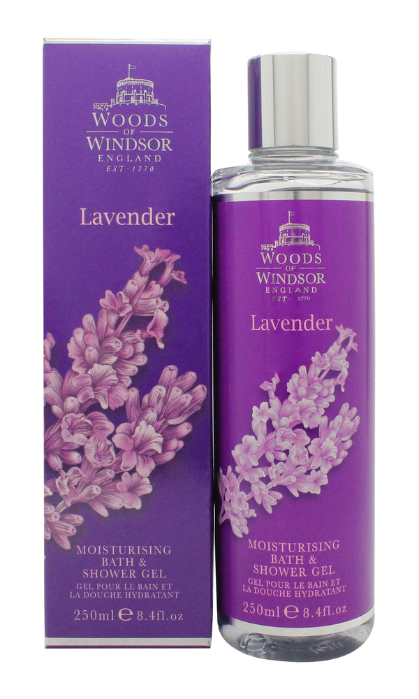 Woods of Windsor Lavender Bath & Shower Gel 250ml Woods of Windsor