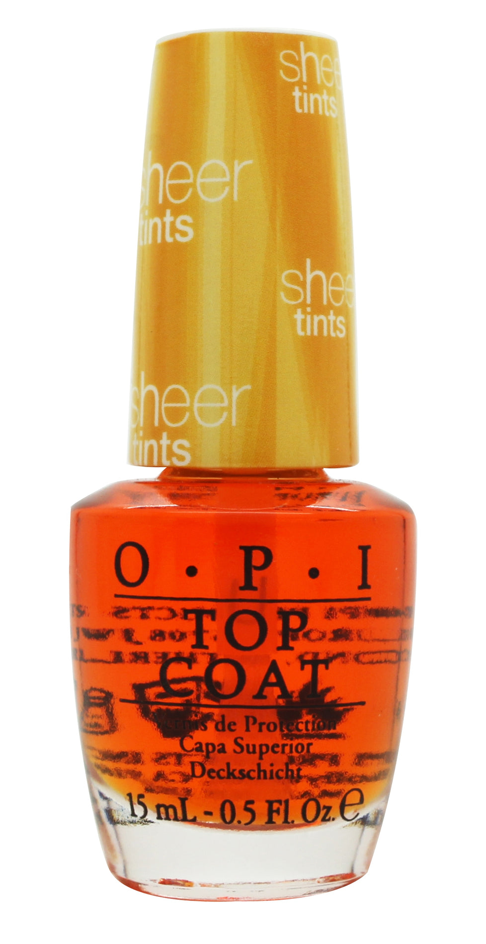 OPI Sheer Tints Top Coat 15ml - I'm Never Amberrassed NTS01 OPI