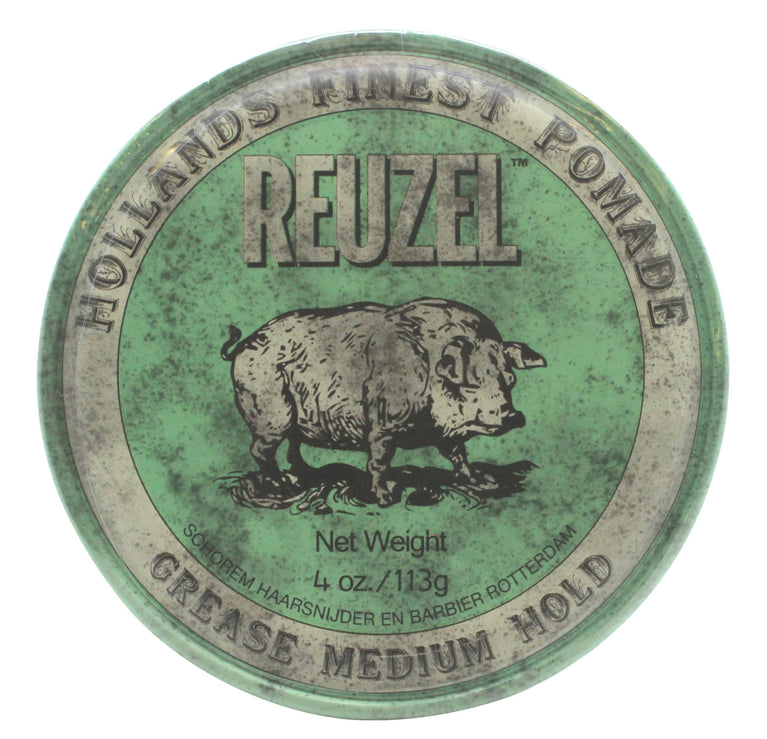 Reuzel Green Medium Hold Grease Pomade 113g Reuzel