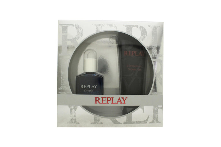 Replay Essential för Honom Presentset 30ml EDT Sprej + 100ml Duschgel Replay