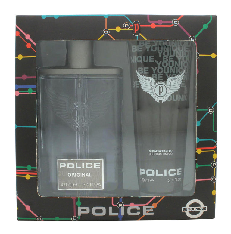 Police Original Giftset 100ml EDT + 100ml Duschgel Police