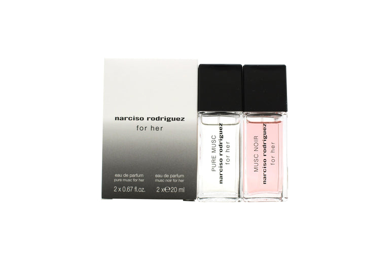 Narciso Rodriguez Layering Duo För Henne Presentset 20ml För Henne Pure Musc EDP + 20ml För Henne Musc Noir EDP Narciso Rodriguez