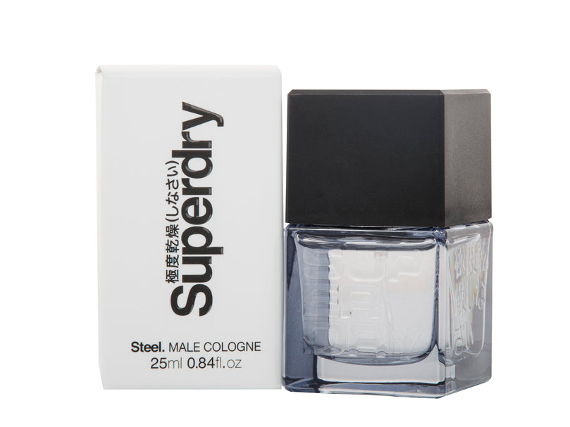 Superdry Steel Eau de Cologne 25ml Spray Superdry