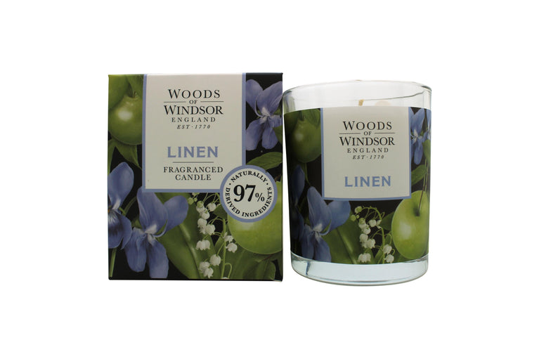 Woods of Windsor Linen Ljus 150g Woods of Windsor