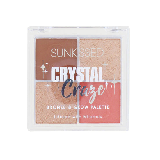 Sunkissed Crystal Craze Bronze & Glow Palett 4 x 3.8g Sunkissed