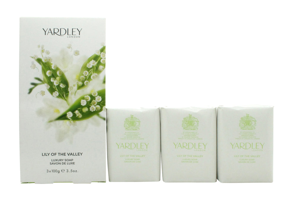 Yardley Lily of the Valley Tvål 3x 100g Yardley