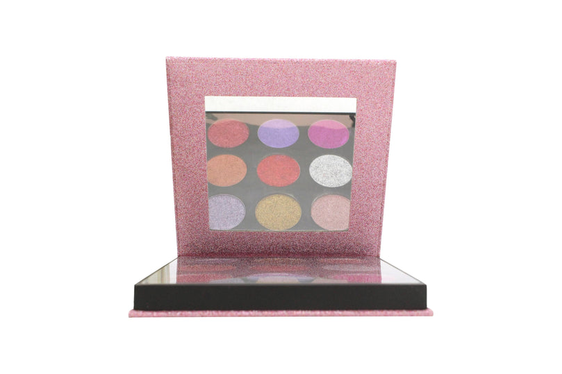 Makeup Revolution Pressat Glitter Ögonskuggspalett 9 x 1.5g - Diva Makeup Revolution