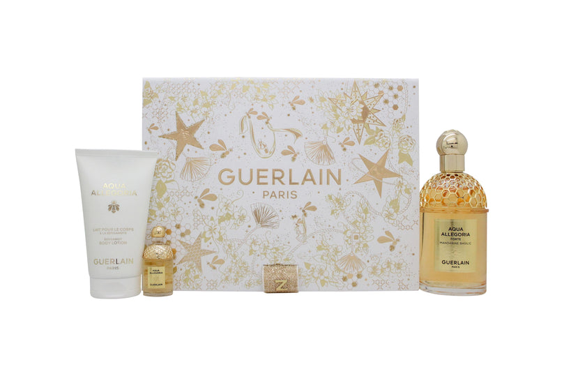 Guerlain Aqua Allegoria Forte Mandarine Basilic Gift Set 125ml EDP + 7.5ml EDP + 75ml Body Lotion Guerlain