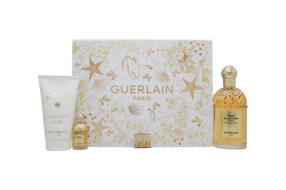 Guerlain Aqua Allegoria Forte Mandarine Basilic Gift Set 125ml EDP + 7.5ml EDP + 75ml Body Lotion Guerlain