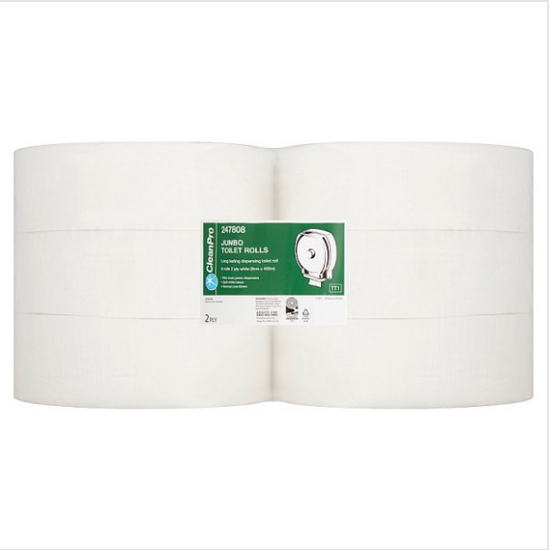 Clean Pro Jumbo 6 Toilet Rolls British Hypermarket-uk