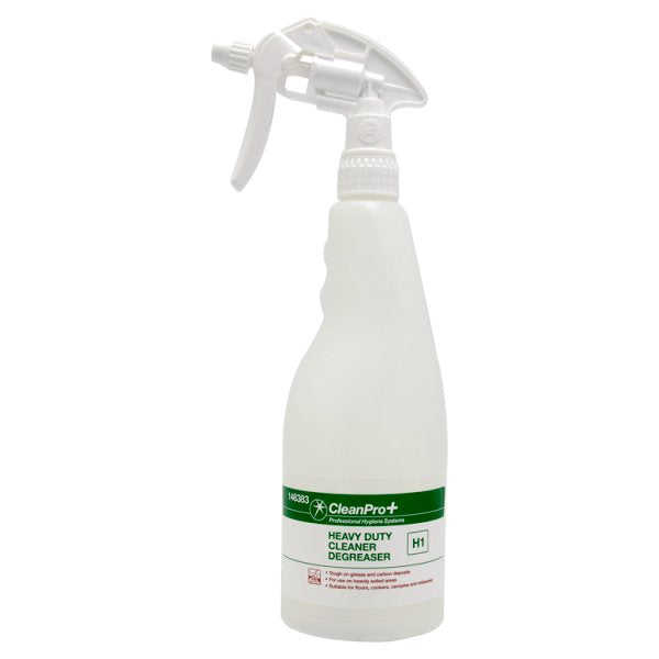 CleanPro+ Heavy Duty Cleaner Degreaser H1 (Empty Bottle) - Case of 10 CleanPro+