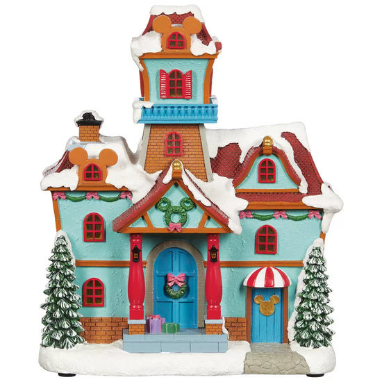 Disney 13 Piece Christmas Village with Lights & Sounds Disney