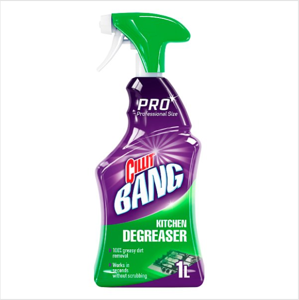 Cillit Bang Power Cleaner Kitchen Degreaser 1L British Hypermarket-uk