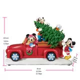 9 Inch (23cm) Disney Christmas Truck with Music and LED Lights Disney