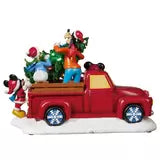 9 Inch (23cm) Disney Christmas Truck with Music and LED Lights Disney