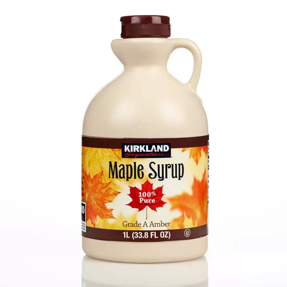 Kirkland Signature 100% Pure Grade A Amber Maple Syrup, 1L Kirkland Signature