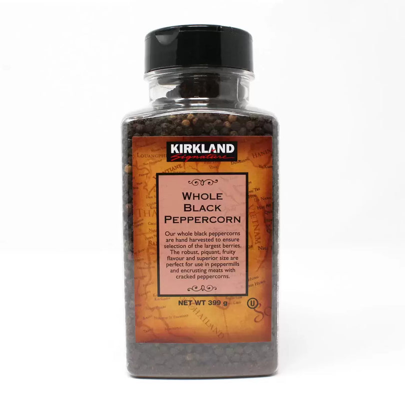 Kirkland Signature Whole Black Peppercorns, 399g Kirkland Signature