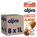 Alpro No Sugars Nutty Almond 1L (Case of 8) Alpro