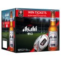 Asahi Super Dry Beer Lager Bottles 12x330ml British Hypermarket-uk