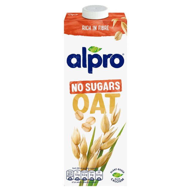 Alpro No Sugars Oat 1L (Case of 8) Alpro