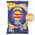 Walkers Roast Chicken with Heinz Mayo Sharing Bag Crisps PMP 70g RRP £1.25 (Case of 18) Walkers