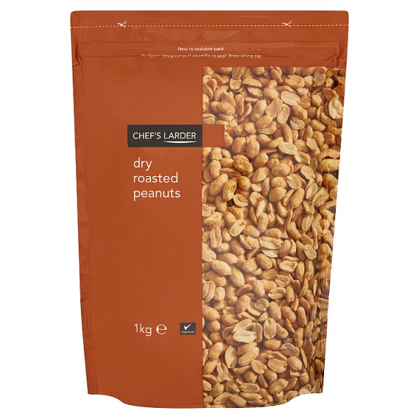 Chef's Larder Dry Roasted Peanuts 1kg, Case of 6 Chef's Larder