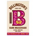 Billington's Dark Muscovado Natural Unrefined Cane Sugar 500g (Case of 10) Billington's