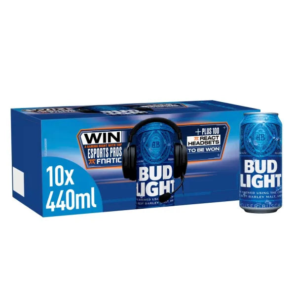 Bud Light Beer 10 x 440ml bud light