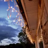 Lights4You 13ft (4m) 152 LED Warm White Outdoor Icicle Lights Christmas