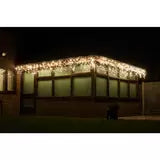 Lights4You 13ft (4m) 152 LED Warm White Outdoor Icicle Lights Christmas