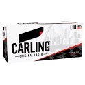 Carling Original Lager Beer 10 x 440ml Can Carling