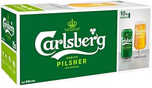 Carlsberg Danish Pilsner 10 x 440ml (Case of 2) Carlsberg