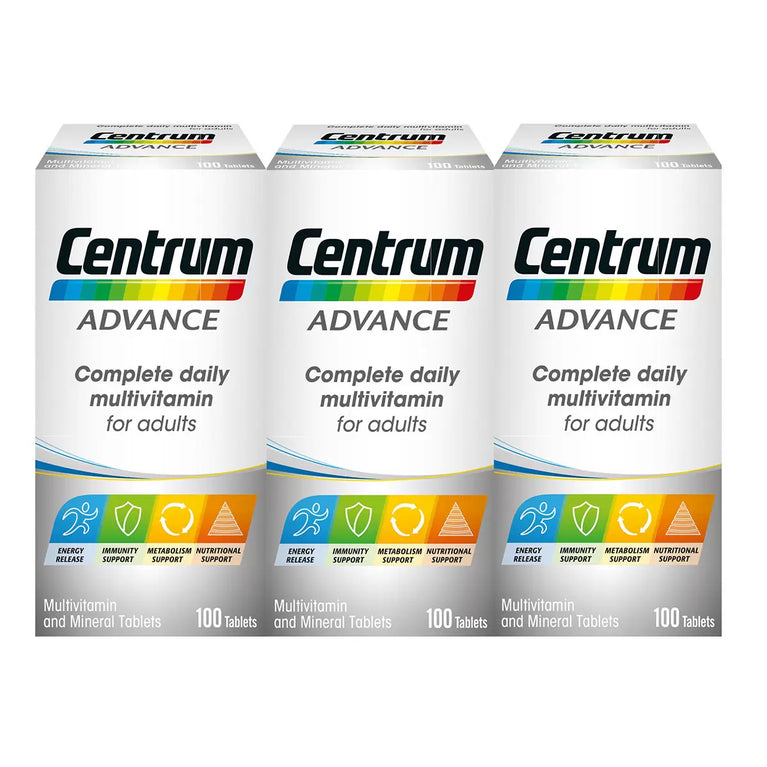 Centrum Advanced Vitamins, 3 x 100 Count Centrum