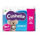 Cushelle White XXL 24 Toilet Rolls British Hypermarket-uk