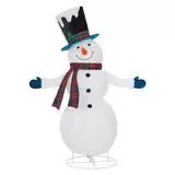 4ft (1.2m) Snowman Family Set of 4 With 600 LED Lights christmas