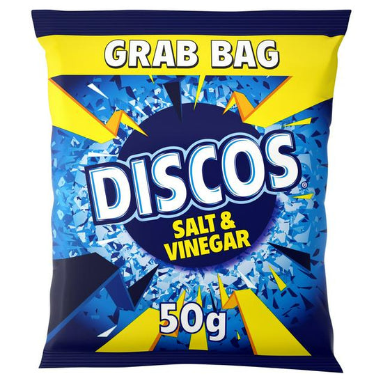 Discos Salt & Vinegar Flavour Grab Bag 50g x 28 Discos