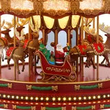 17 Inch (43.1cm) Marquee Deluxe Christmas Carousel with 240 LED Lights and Sounds christmas