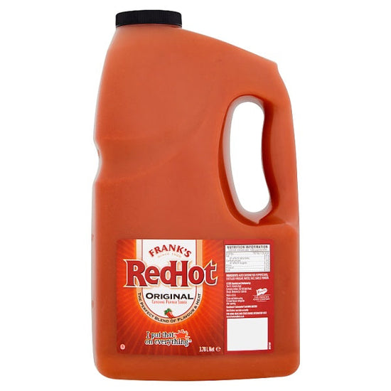 Frank's RedHot Original Cayenne Pepper Sauce 3.78L (Case of 4) (Save £5.50) (Offer until 16/07/2024) Frank's